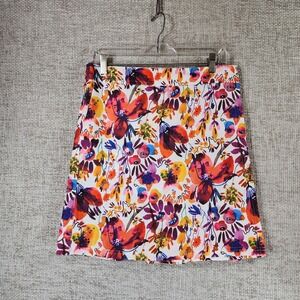 Rip Skirt Wrap Beach Coverup Womens Watercolor Floral Fits 31-33" Waist Altered